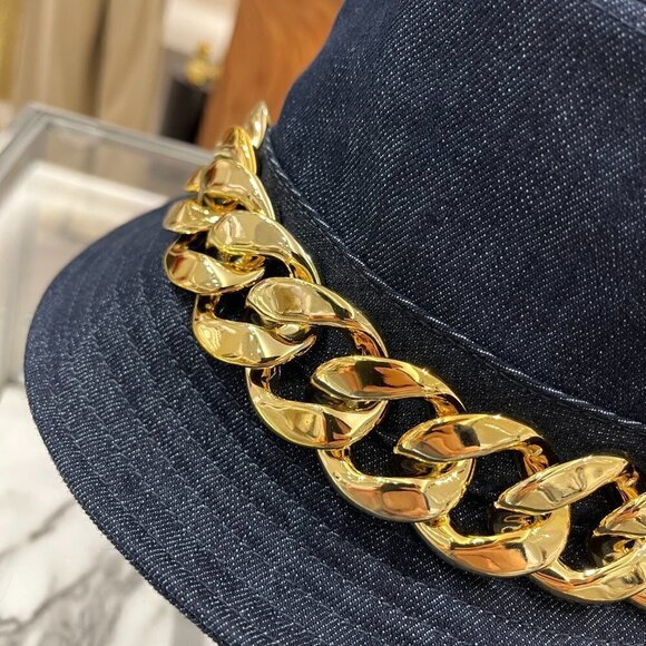 MICHAEL KORS Embellished Denim Bucket Hat - Picture 3 of 8